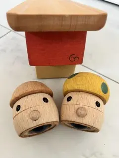 Comomg こまむぐ どんぐりきのこ 赤 青 黄 クリア どんぐりの坂セット