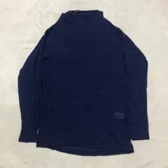 pas de calais パドカレ レース 長袖カットソー ネイビー Sサイズのサムネイル