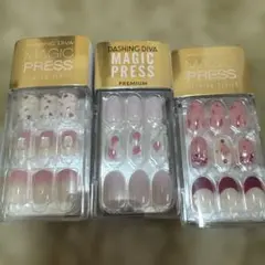 DASHING DIVA MAGIC PRESS ネイルチップ 3セット