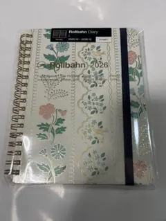 ロルバーン ダイアリー手帳レース クリーム　Lサイズ10月始まり