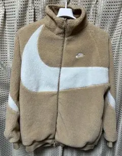 Nike リバーシブル フリースジャケット ベージュ