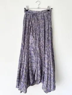 SNIDEL プリントプリーツスカート