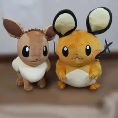 ポケットモンスター めちゃもふぐっとぬいぐるみ ～イーブイ＆デデンネ～２点セット