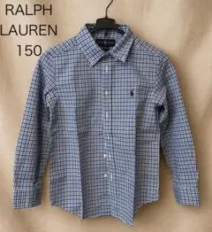 ラルフローレン キッズ長袖シャツ チェック150 美品