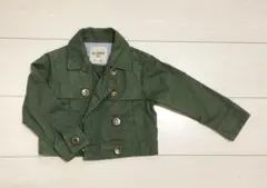 バックナンバーキッズ　ミリタリー　ジャケット　100　カーキ　男の子　女の子