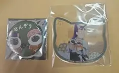 忍たま乱太郎 立花仙蔵 アクリルコースター ナンジャタウン 缶バッジ