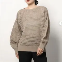 ビューティ&ユース♡メッシュ編み♡ニットセーター