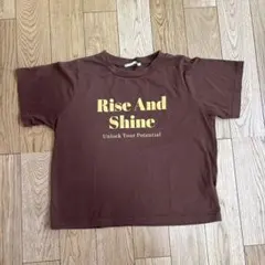 ASTRO GIRL ロゴTシャツ ブラウン 半袖