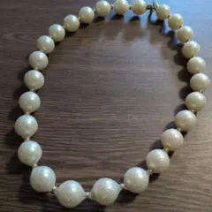 ホワイトパール風ネックレス