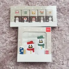 Nintendo マリオ　ウィンターコレクション　タオルハンカチ・チョコレート