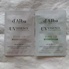 d'Alba ダルバ トーンアップサンクリーム ピンク&グリーン