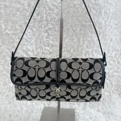 【美品】COACH アクセサリーポーチ シグネチャー 6348 総柄 肩掛け可 楽天市場】T【COACH】6348 クリップデミポーチ シグネチャー