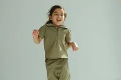 マールマール　セーラー　プレイウェア　セットアップ　カーキ　オリーブ　120