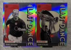 Topps chrome UCC Soccer ベルカンプ ライカールト 2枚