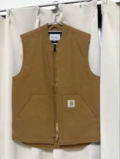 ユ*キ様 Carhartt カーハートFR ダックベスト S ブラウン キャメル ユ*キ様 Carhartt カーハートFR ダックベスト S ブラウン キャメル