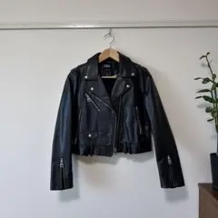 ZARA ブラック ライダースジャケット