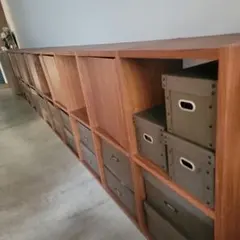 【部分販売可能】【無印】①スタッキングシェルフ②〜④硬質パルプボックス3種⑤扉