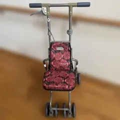 花柄シルバーカー 折りたたみ式 島製作所 スカイウォーカーS - メルカリ