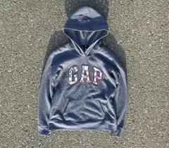 y2k 00’s oldgap短丈 パーカー 刺繍フーディー archive