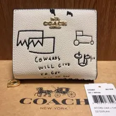未使用品❗️ Coach コーチ　財布　二つ折り財布　バスキア