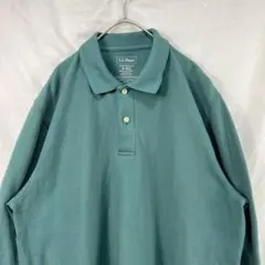 L.L.Bean エルエルビーン ポロシャツ ブルーグリーンのサムネイル