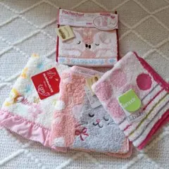 新品　 タオルハンカチ 4枚セット