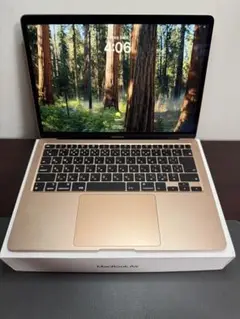 MacBook Air 2020。13インチ。ローズゴールド