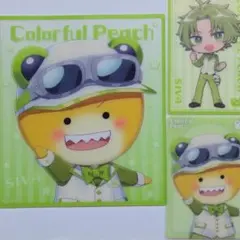 カラフルピーチ　シヴァさん　トレーディング　クリア色紙　ホログラムクリアカード