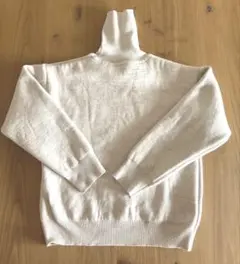 キッズ 裏起毛 タートルネック ベージュ系 SHEIN 120相当 女の子