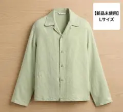 【新品未使用】ZARA イレギュラーエフェクト フルイドリラックスフィットシャツのサムネイル