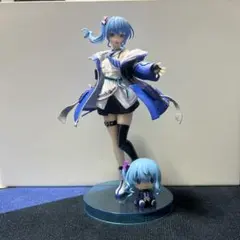 は*ん様 星街すいせいサイバーパンク衣装1/7フィギュア+ちょこのっこフィギュア