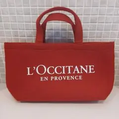 L'Occitane 赤 フェルト エコバッグのサムネイル