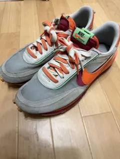 Nike sacai CLOT LDWaffleOrangeBlaze29センチ
