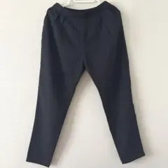 ストライプデザイン スリムフィットパンツ