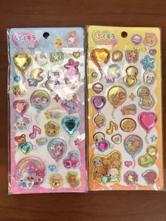 【正規品】ぷくキラシール　なっとうちゃん　まじかるみゅーちゃん