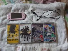 SONY PSP 3000 本体 ピンク 充電ケーブル付き