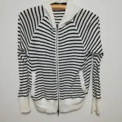 【BARNYARDSTORM 】ストーム　フード付きストライプジャケット M