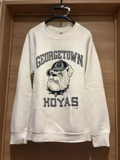 【希少 90s】ヴィンテージ カレッジスウェット犬 フルーツ USA製