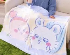 【ちいかわ 】超BIGマイヤーブランケット モモンガ 古本屋　カニちゃん