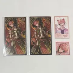 にじさんじ 赤城ウェン 4点 カード チェキ ステッカー