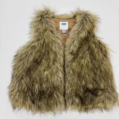 【120】OLD NAVY キッズファーベスト　アウター　3T