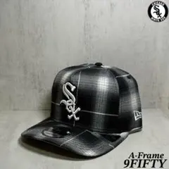 【海外限定】 ヤンキース 9FIFTY A-Frame チェック柄 ブラック ① 海外限定】 ヤンキース 9FIFTY A-Frame チェック柄 ブラック ① - メルカリ