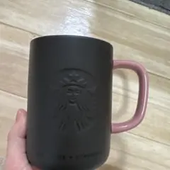 スターバックス セラミックマグ 16 oz 黒・ピンク