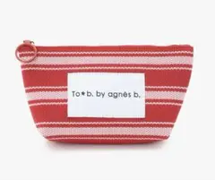 To b. by agnes b. ポーチ レッド ボーダーのサムネイル