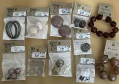 貴和製作所　アクリルパーツ 10点セット ネックレス作成　ハンドメイド