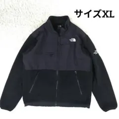 美品✨ ノースフェイス デナリジャケット フリースジャケット 切り替え ロゴ 黒