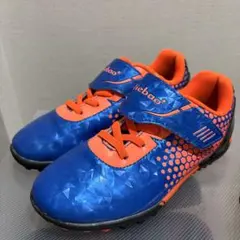 tiecbao サッカーシューズ 青/オレンジ　使用10回程