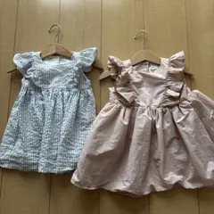ベビーワンピース 2枚セット フリルのサムネイル
