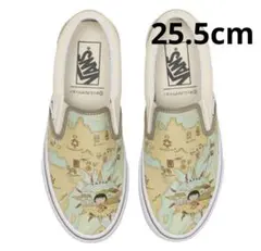 未使用品 VANS ちびまる子 コラボ スニーカー スリッポン 25.5cm
