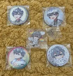 カラピチ　ひろ　ぷぴぱ　缶バッジ　アクキー　ヒロ　からぴち　カラフルピーチ